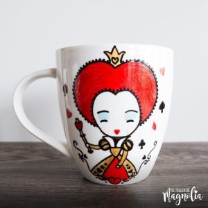 Tazón Reina de Corazones en el País de las Maravillas