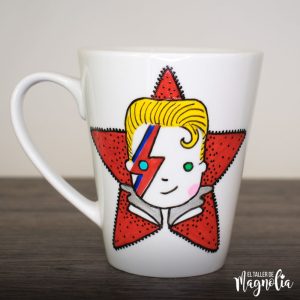 Tazón Ilustrado de David Bowie