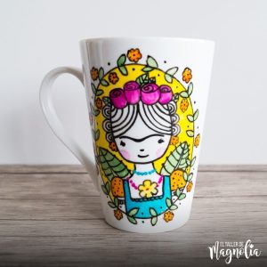 Tazón Frida Pintada a mano