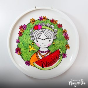Plato Frida Verde
