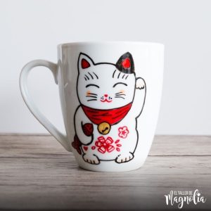 Tazón Gato de la Suerte