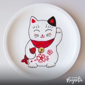 Plato Gato de la Suerte