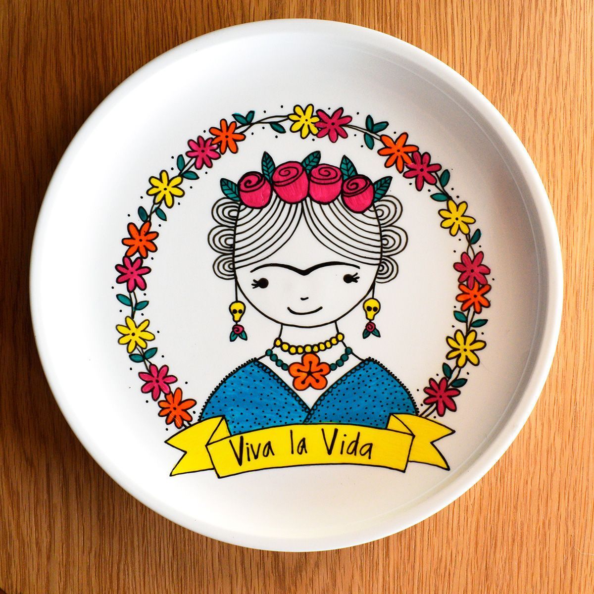 Kit Taller Loza Ilustrada - linea Mexicana