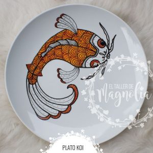 Plato Koi Calipso - Naranjo