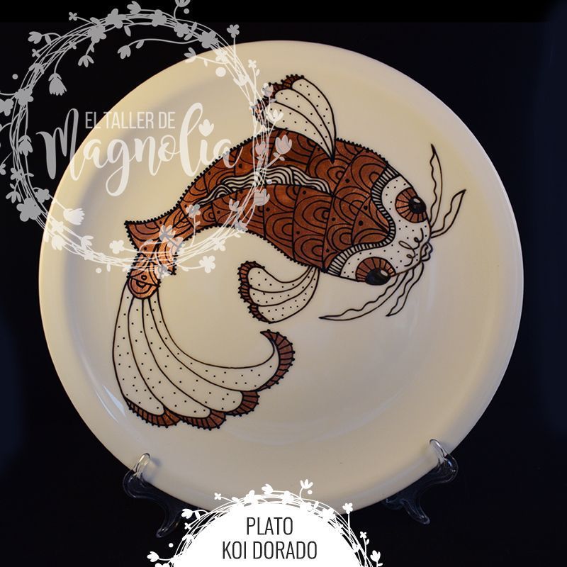 Plato Koi Calipso - Dorado