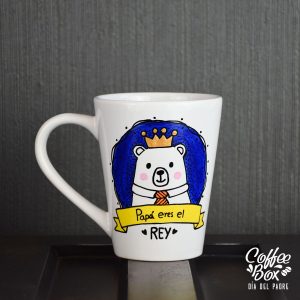Tazón Papá eres el rey - Día del Padre