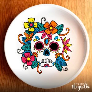 Plato Catrina Mexicana