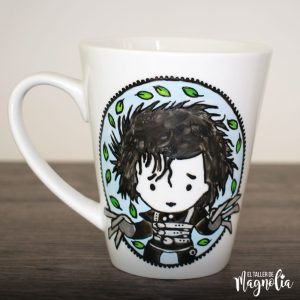 Loza Ilustrada El joven manos de tijera