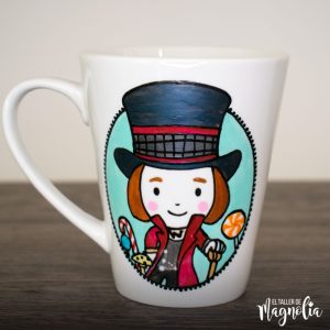 Pinturra en Loza - Willy Wonka