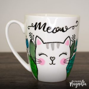 Tazón Gatito Blanco