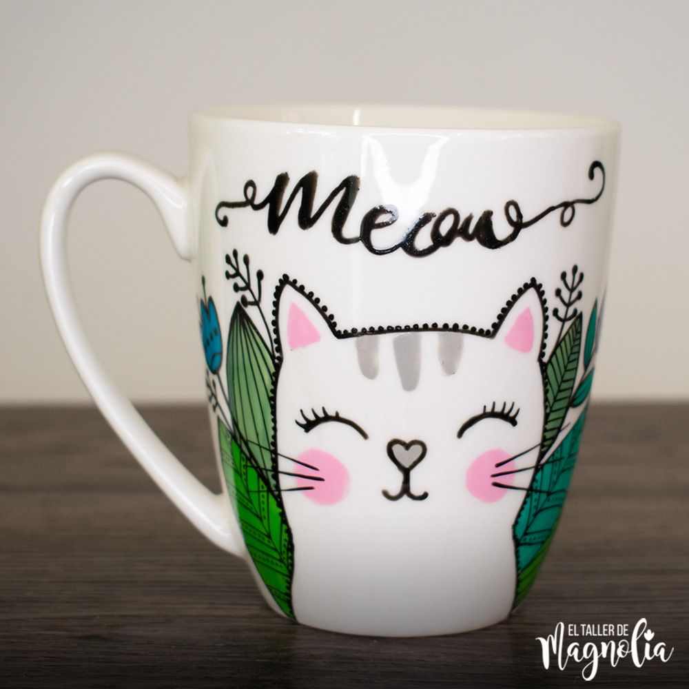Tazón Gatito Blanco