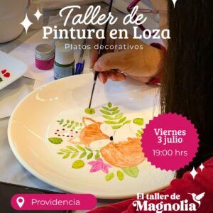 Taller de Loza Ilustrada en Providencia